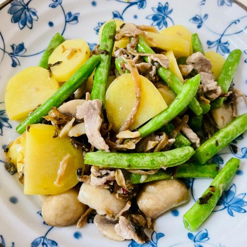 Stir-Fried Green Beans and Potatoes