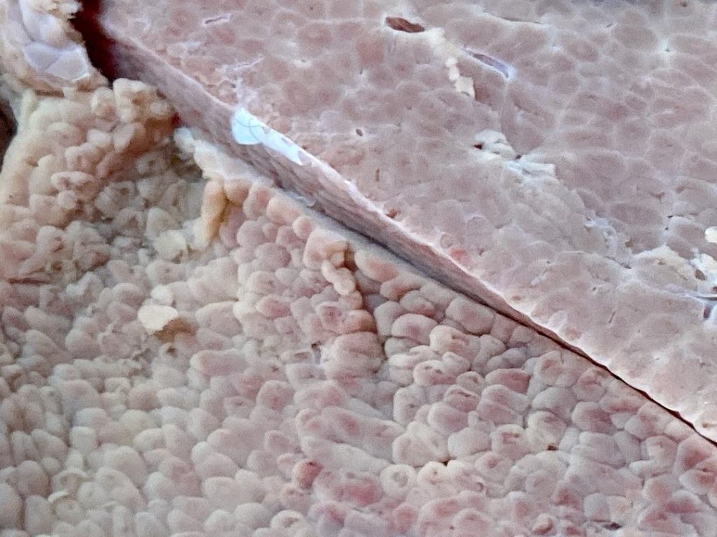Soak (The most important step): Submerge the liver slices in a bowl of cold water for 30 minutes. Gently massage the slices and change the water 2 to 3 times until the water runs mostly clear.