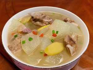 Winter Melon Pork Rib Soup