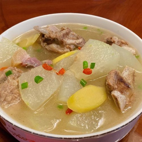 Winter Melon Pork Rib Soup