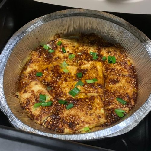 Air Fryer Sizzling Tofu