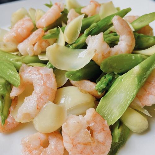 Asparagus & Shrimp Stir-fry