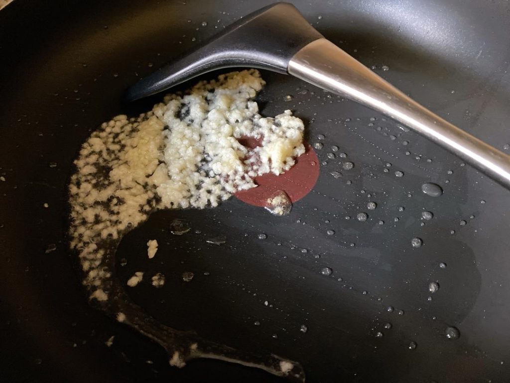 Sauté the Aromatics (2-3 minutes)