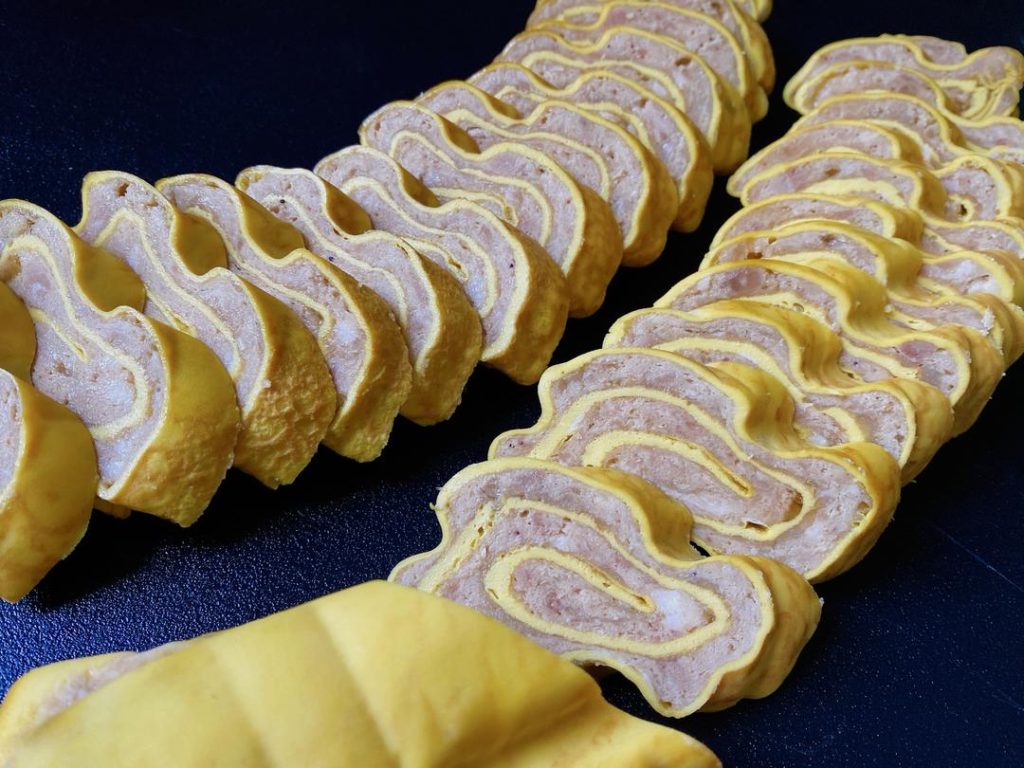 Steamed Pork Egg Rolls
