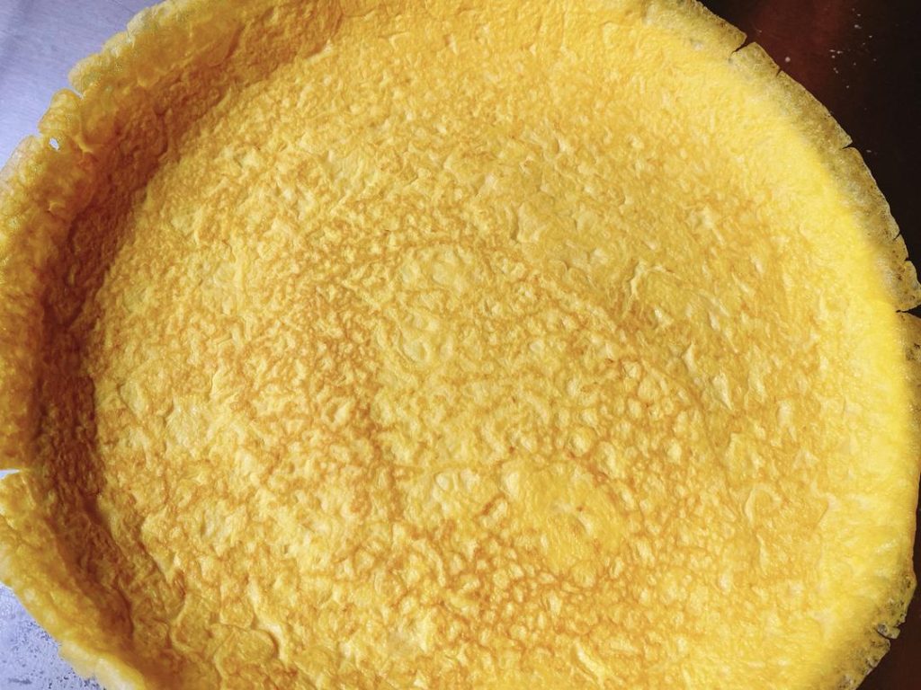 Make the Egg Wrapper (3-5 minutes)