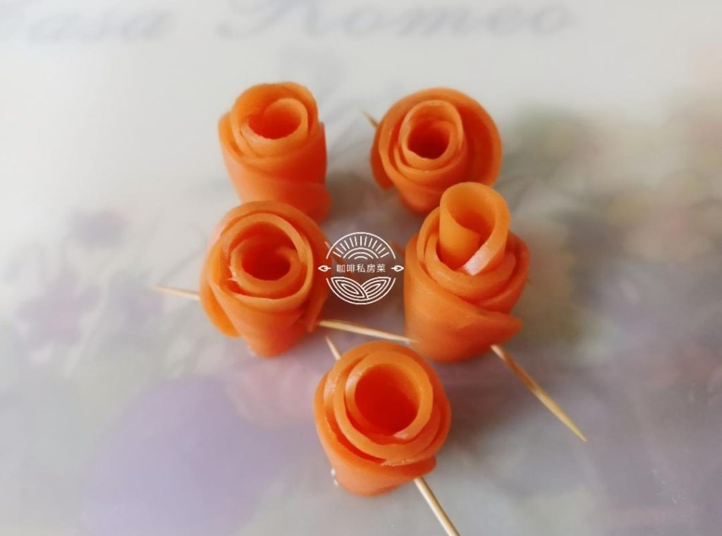 Carrot Art (Optional but beautiful)