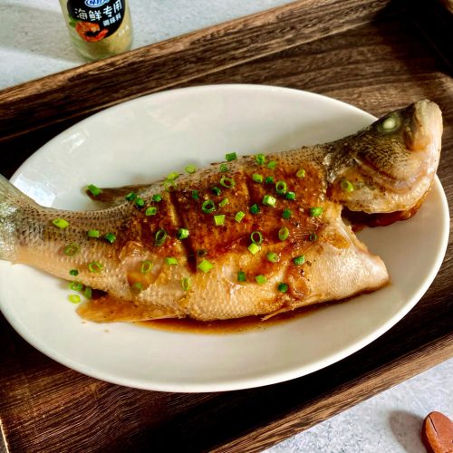 Braised Sea Bass