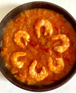 Add the Shrimp (1-2 minutes)