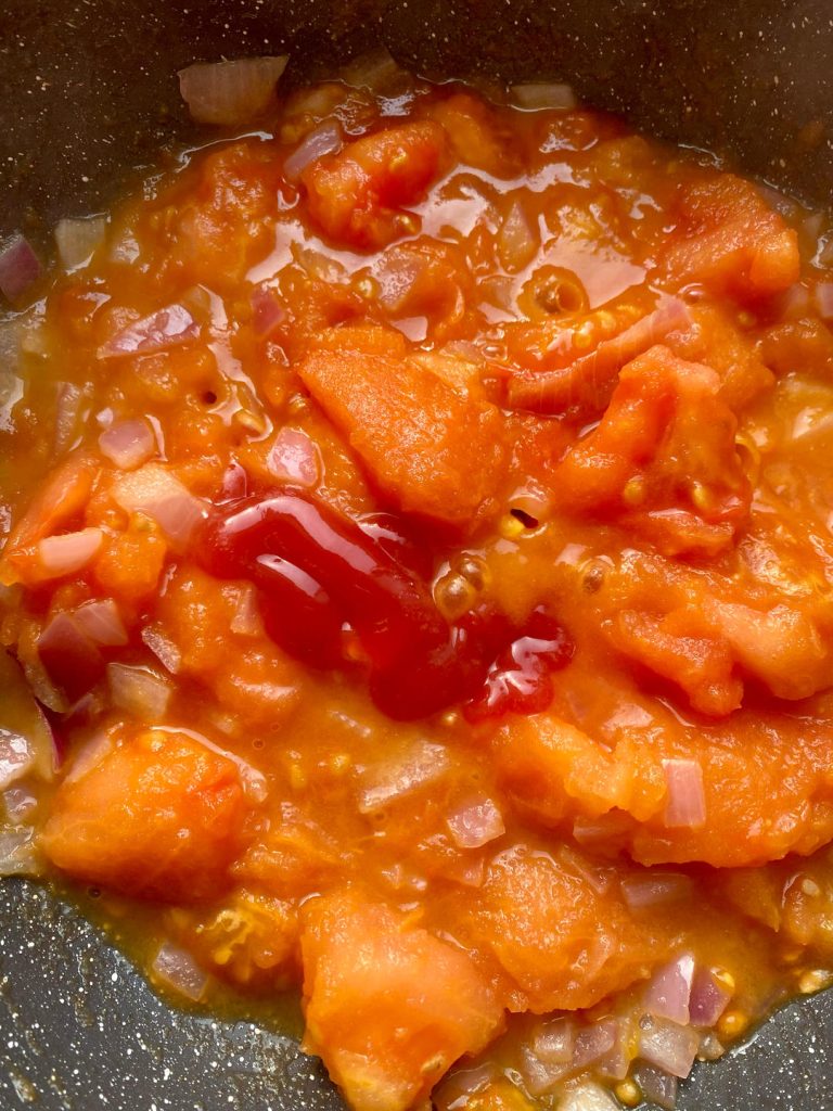 Build the Sauce (2-3 minutes)