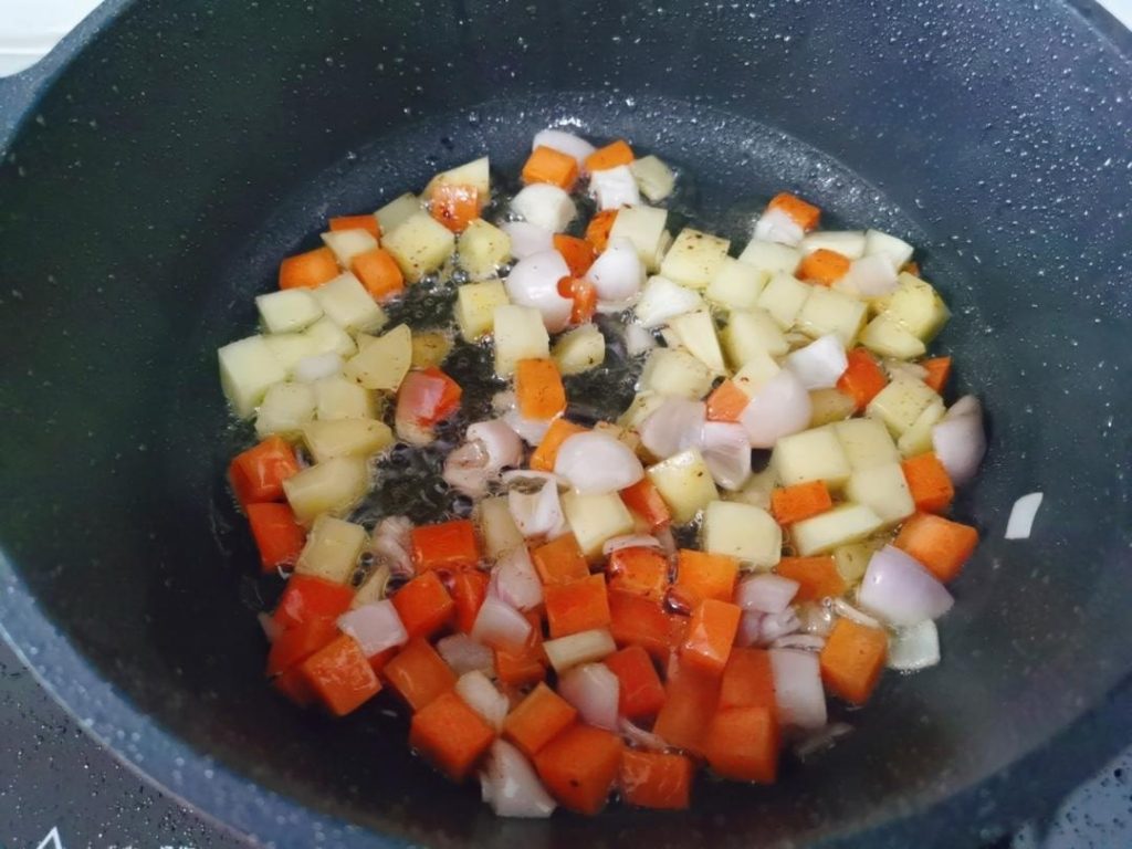 Soften the Vegetables