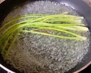 Step 1: Blanch the Celery (1 Minute)