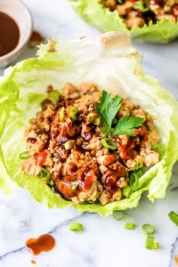 Chinese Chicken Lettuce Wraps