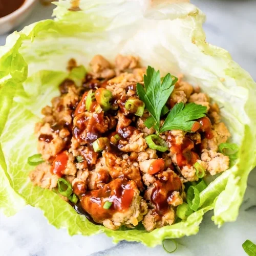 Chinese Chicken Lettuce Wraps