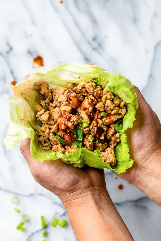 Chinese Chicken Lettuce Wraps