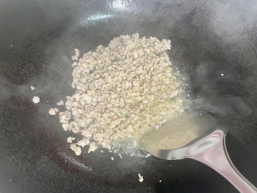 Step 2: Sauté the Pork (3-4 minutes)