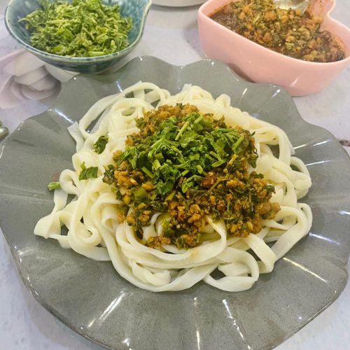 Chinese toon noodles