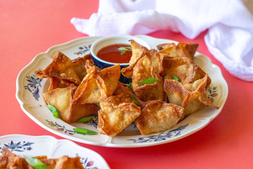 Crispy Cream Cheese Crab Rangoon