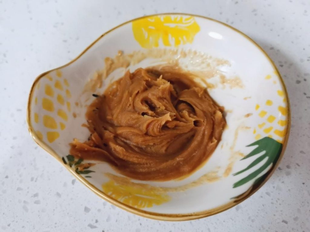 Emulsifying the Peanut Sauce