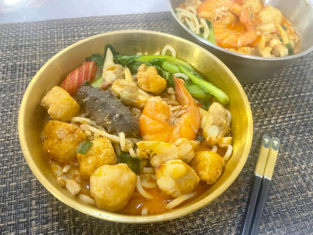 Seafood Shacha Noodles