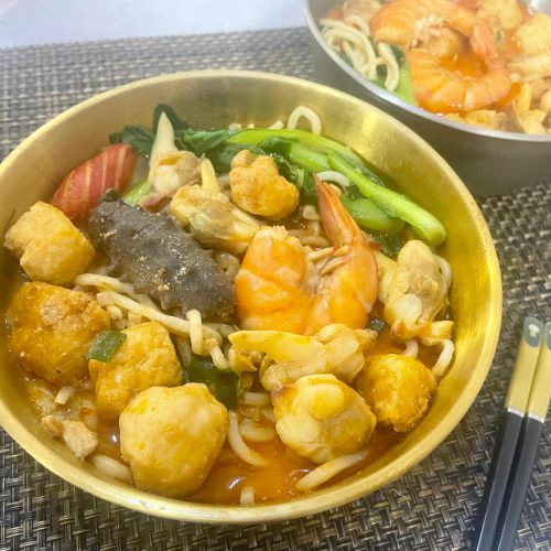 Seafood Shacha Noodles