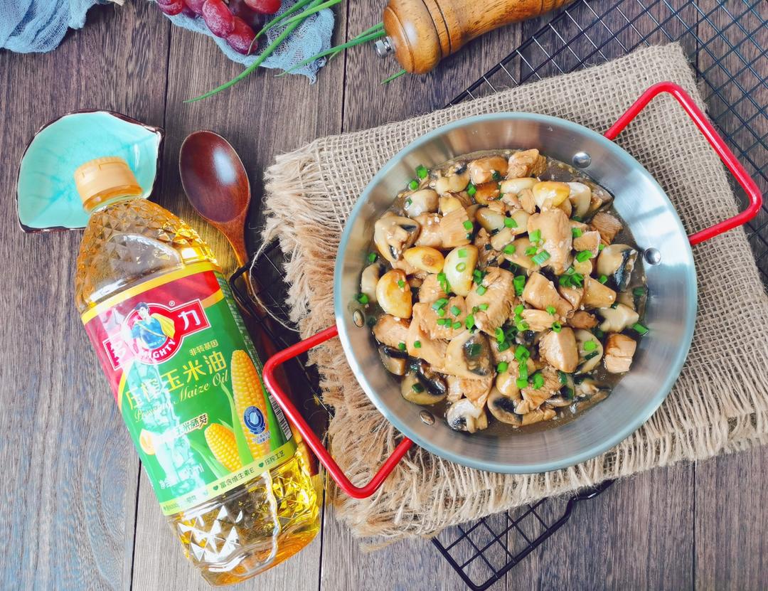 Garlic Mushroom Chicken Stir-Fry