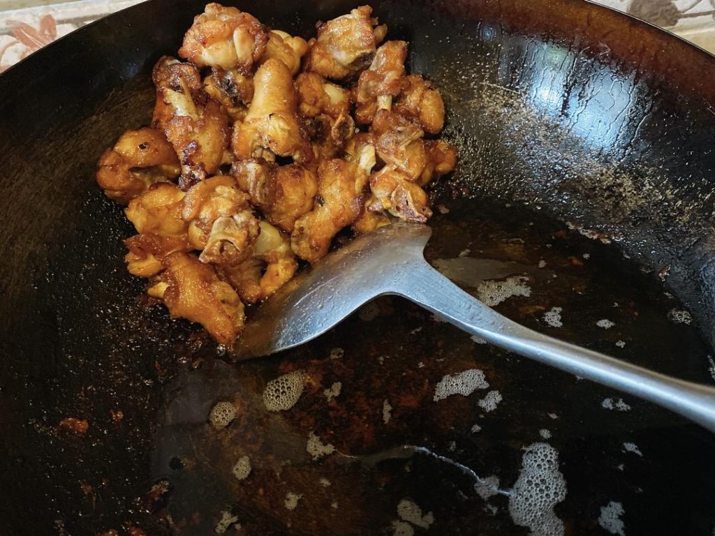 Deep-Fry the Chicken (Cook time: 8-10 mins)