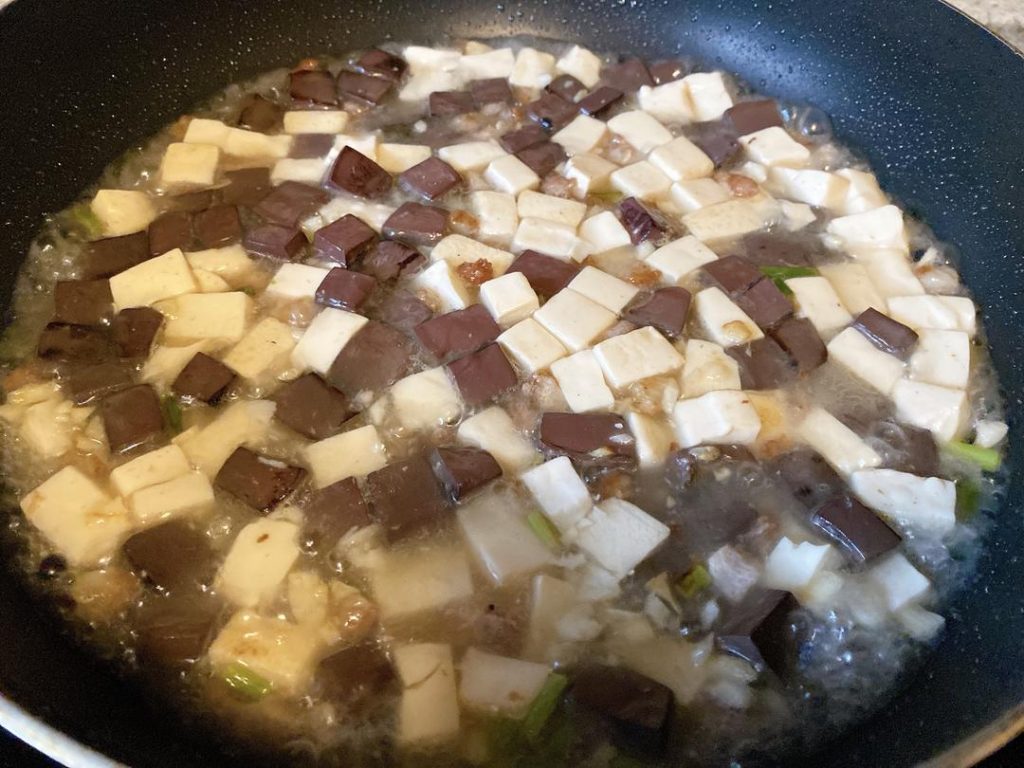 Simmering the Curds (2-3 minutes)