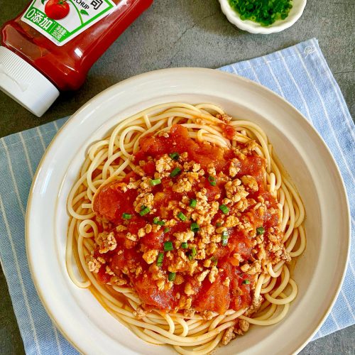 Savory Tomato Meat Sauce Pasta