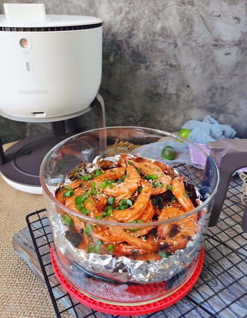 Spicy Air Fryer Shrimp