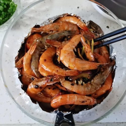 Spicy Air Fryer Shrimp