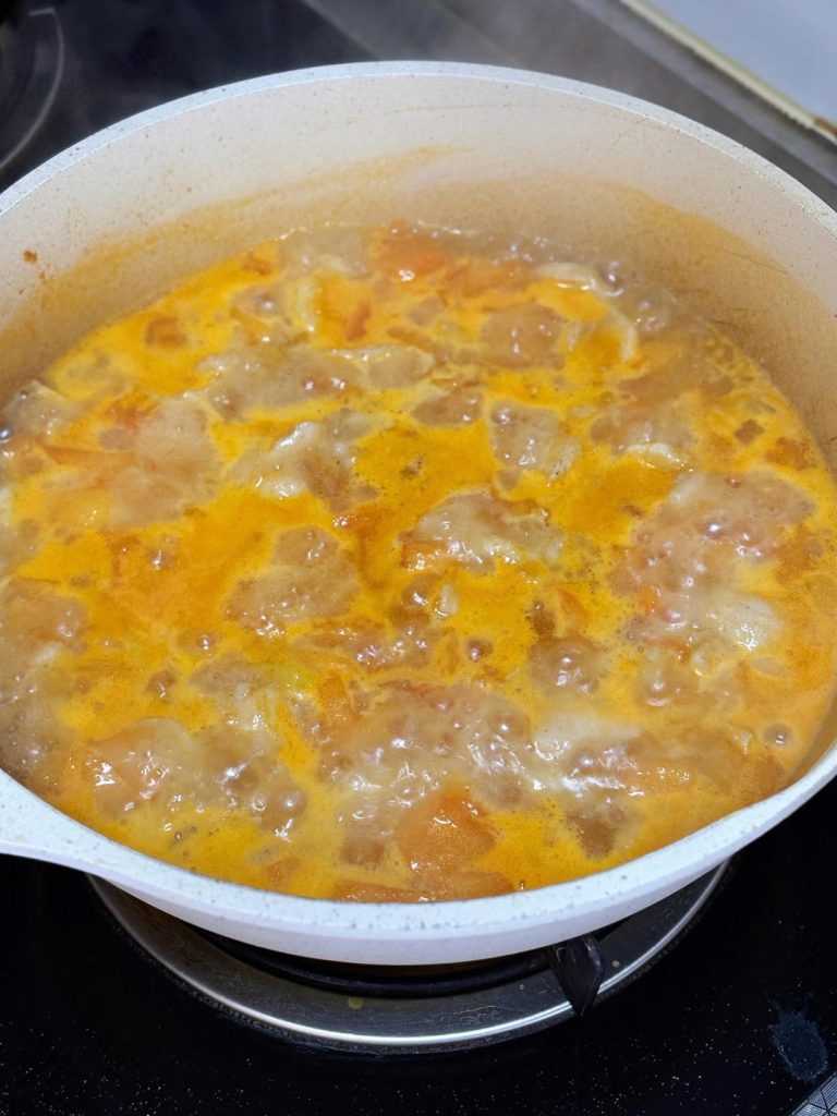 Poach the fish (2-3 minutes, Medium Heat)