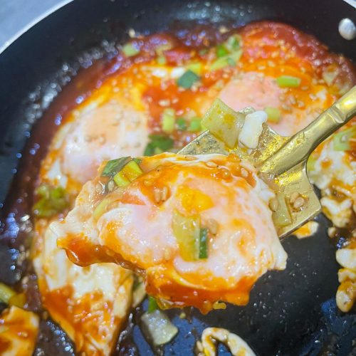 Tomato Ketchup Fried Eggs