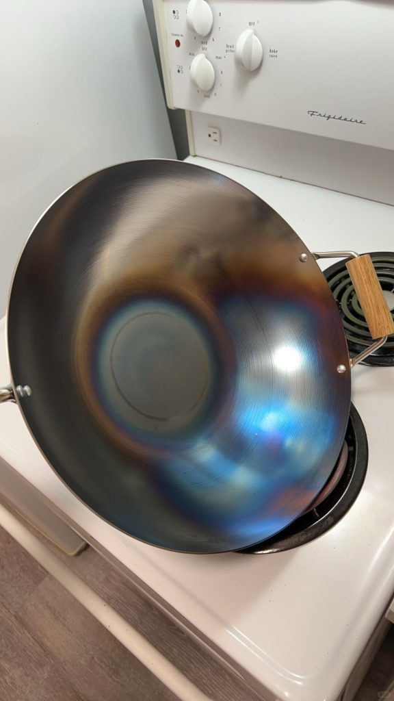 Seasoning Your New Wok