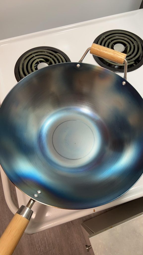 Seasoning Your New Wok