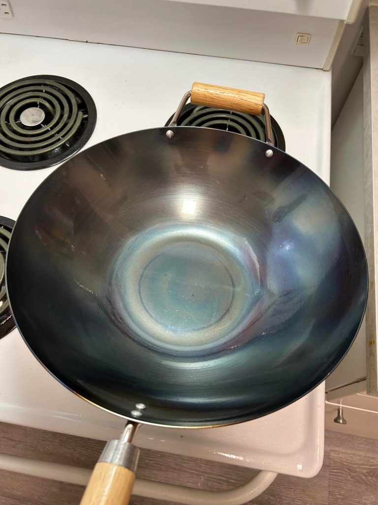 Seasoning Your New Wok