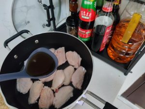 Air-fry the wings with no oil until crisp