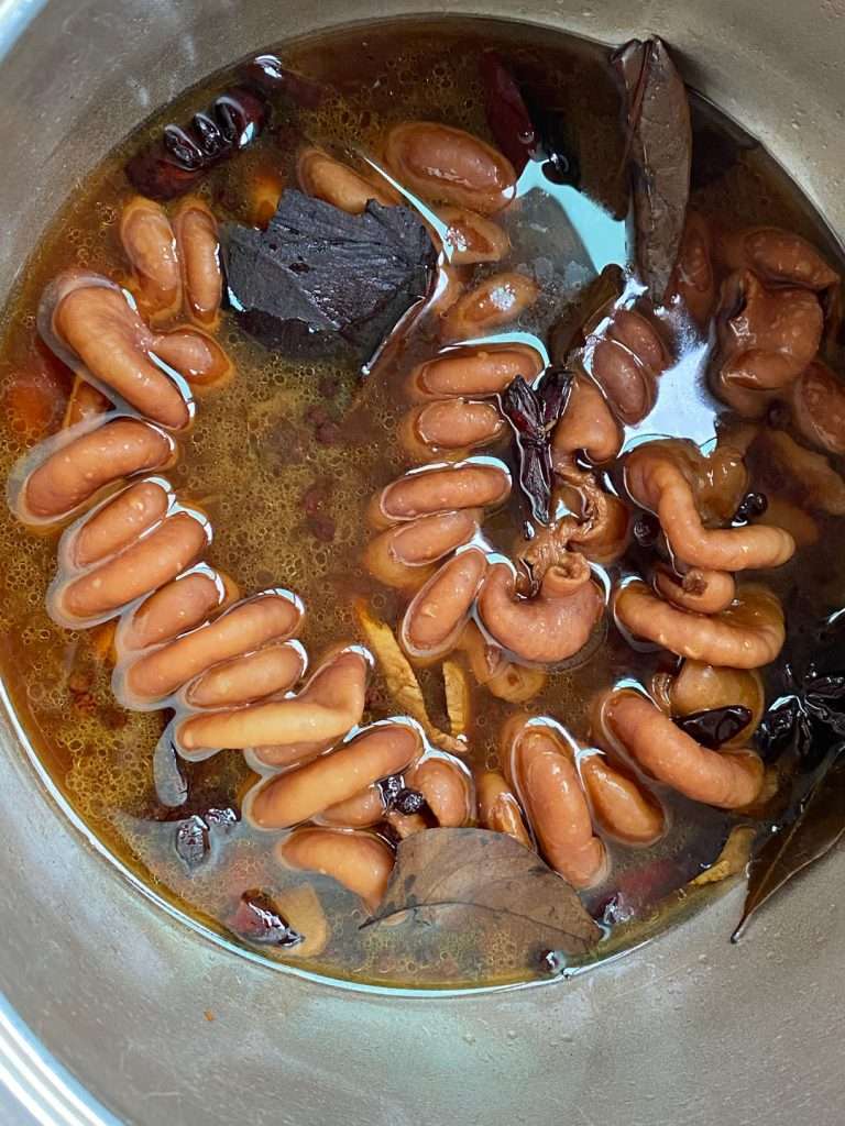 Homemade Braised Pork Intestines (Lu Wei Zhu Da Chang)