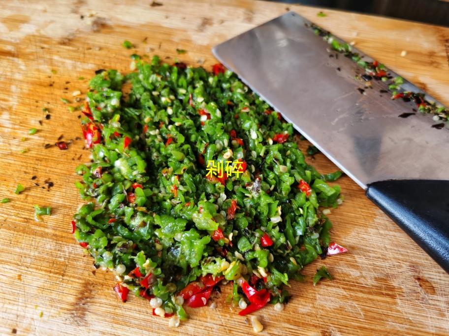 Chop them while still warm