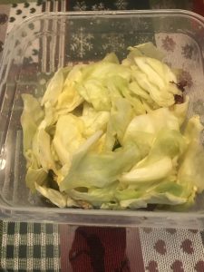The finished pickle keeps in the fridge for a week
