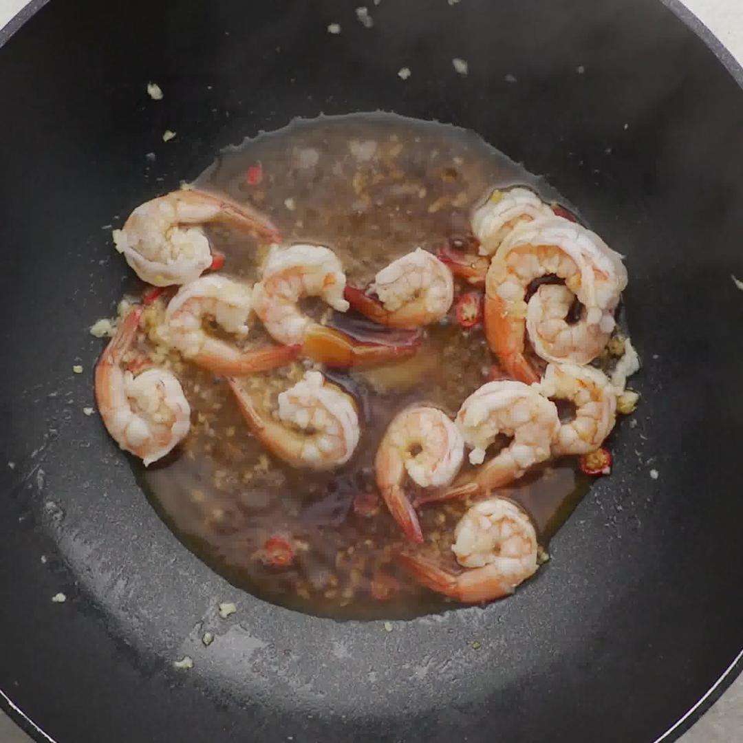 Add the soy sauce, oyster sauce, water, and salt, and bring the glaze to a boil