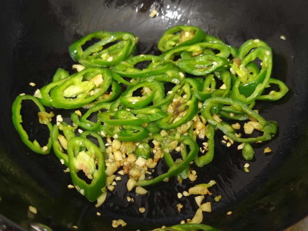 Stir-fry until just cooked