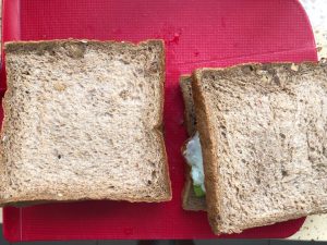 Press until the bread is golden and crisp