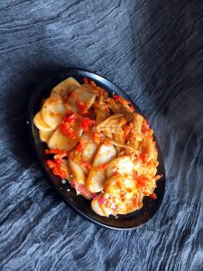 The kimchi fried rice cake version