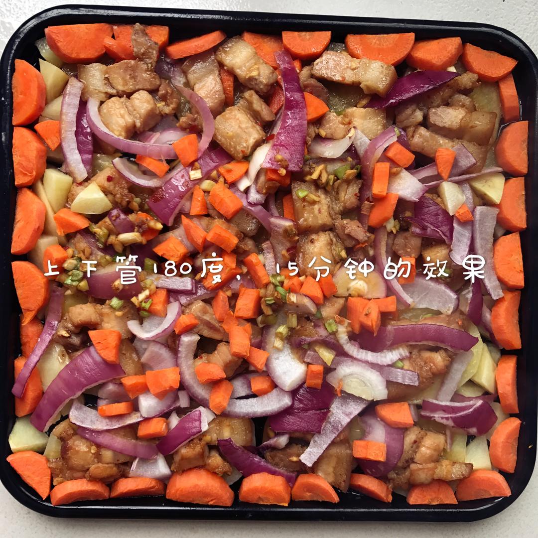 First roast at 180 degrees for fifteen minutes