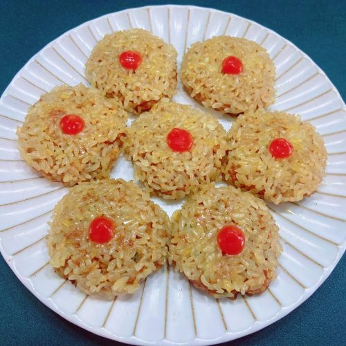 Pan-fried glutinous lotus root cakes, golden and crisp