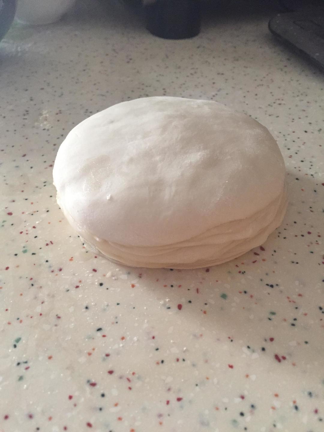 Press the stacked wrappers gently on both sides