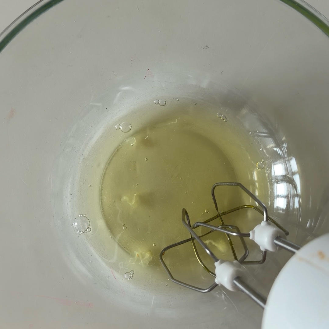 Start whipping the egg whites