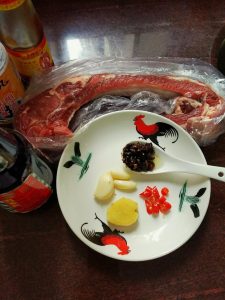 Steamed pork ribs black bean step 1