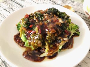 Broccoli oyster sauce garlic step 8
