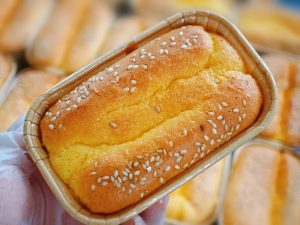 The finished cakes are golden, fragrant and glossy-topped - the batch that disappears fastest.